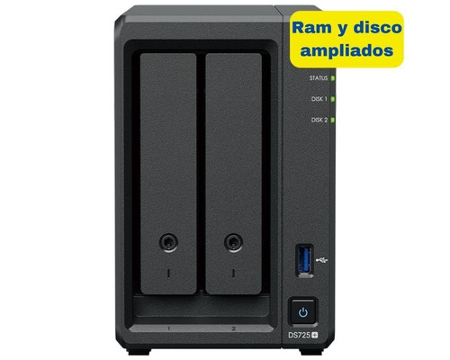 NAS SYNOLOGY DS725 PLUS 8GB 8TB NAS SYNOLOGY DS725 PLUS 8GB 8TB